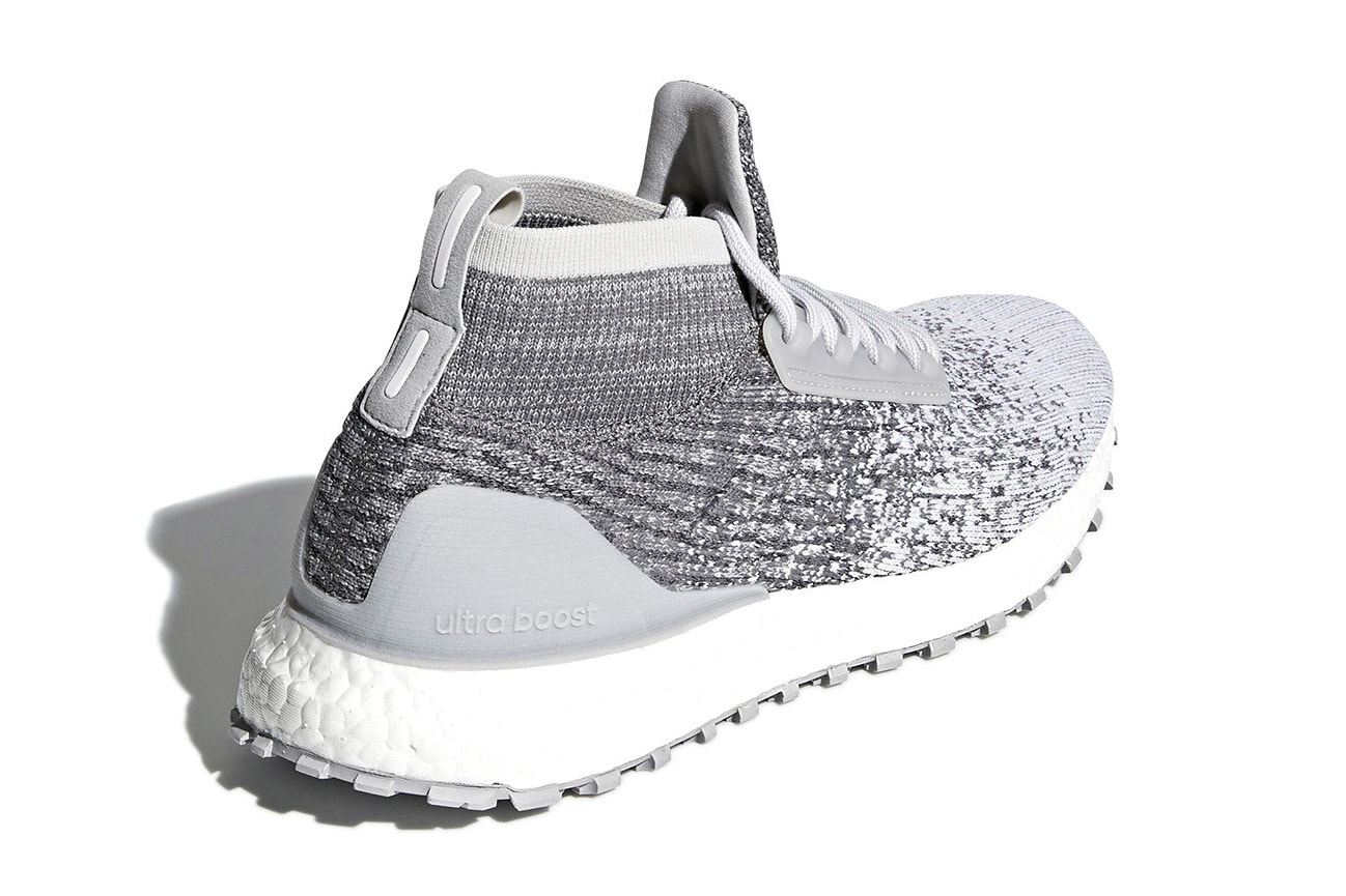 Reigning Champ adidas UltraBOOST Mid ATR grey white footwear release info date drops March 20 2018