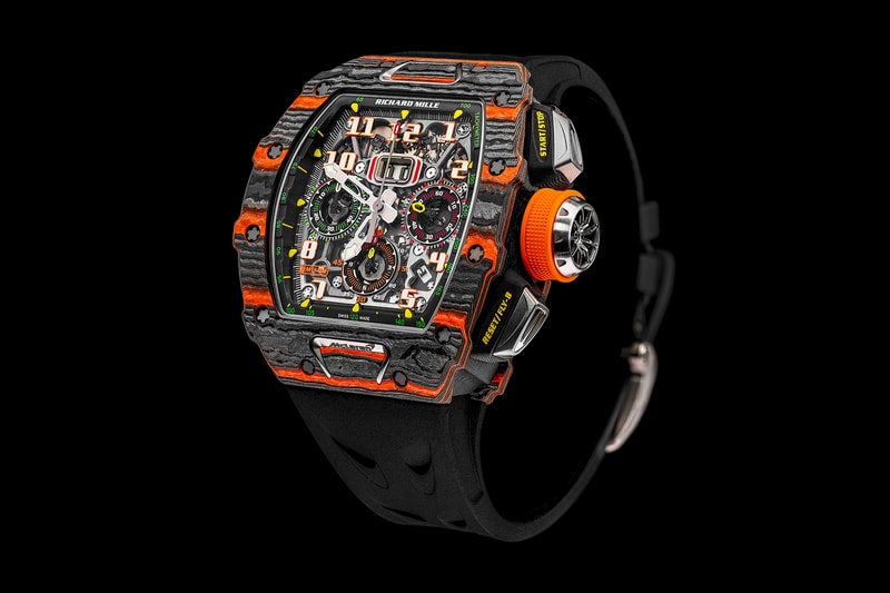 Richard Mille RM 11 03 McLaren Automatic Flyback Chronograph watch black orange release date info drop