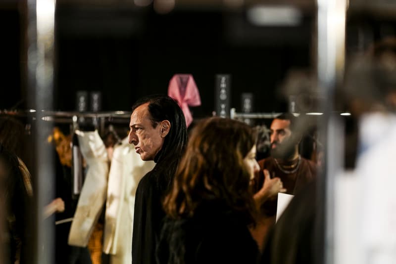 Rick Owens Fall/Winter 2018 Paris Fashion Week Backstage Imagery