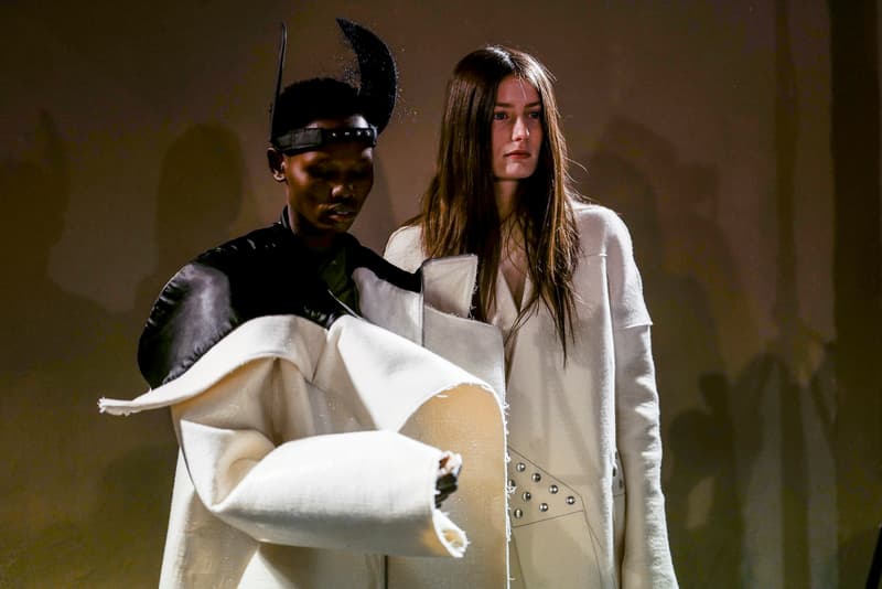 Rick Owens Fall/Winter 2018 Paris Fashion Week Backstage Imagery