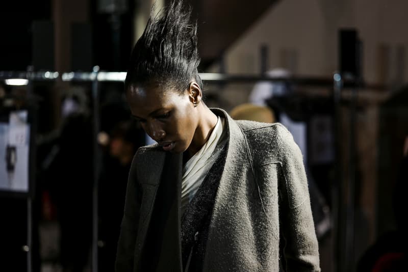 Rick Owens Fall/Winter 2018 Paris Fashion Week Backstage Imagery