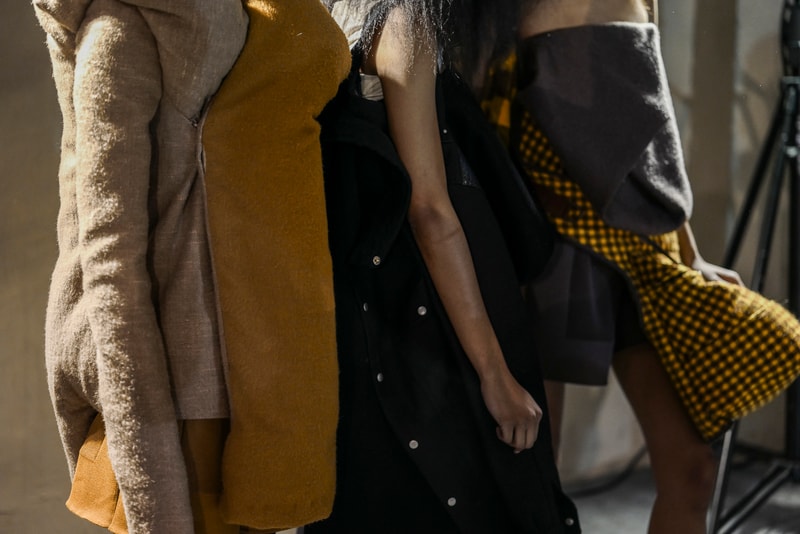 Rick Owens Fall/Winter 2018 Paris Fashion Week Backstage Imagery