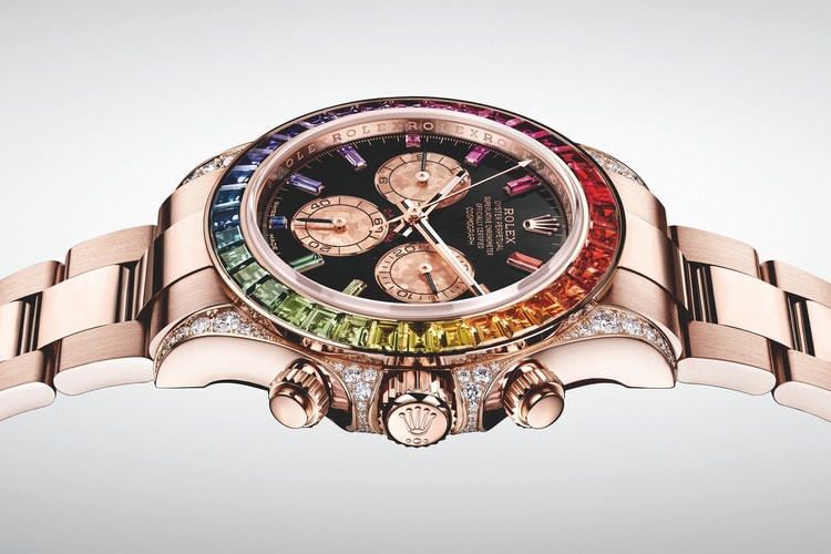The Jaw-Dropping Rolex "Rainbow" Daytona Returns in Everose