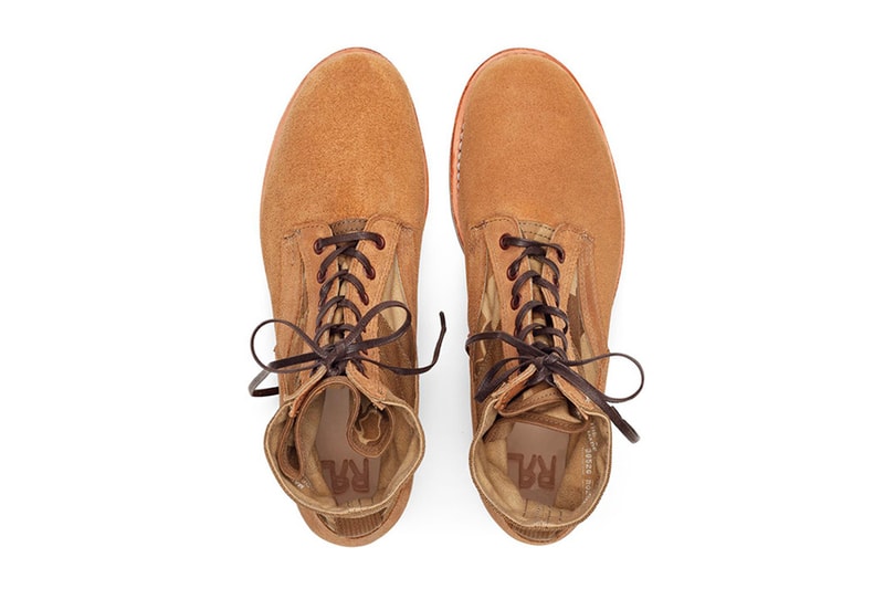 Ralph Lauren RRL Brand Boot camo military workwear footwear release info