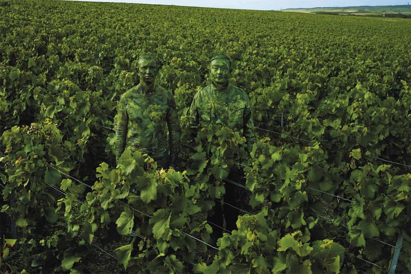 Ruinart Liu Bolin The Invisible Hands Art Exhibition Unesco World Heritage Site Art Basel