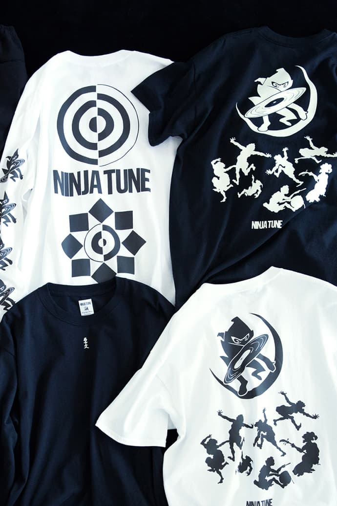 Sasquatchfabrix. x Ninja Tune x BEAMS Capsule Collection Collaboration Japanese British T-Shirts Trousers Longsleeves