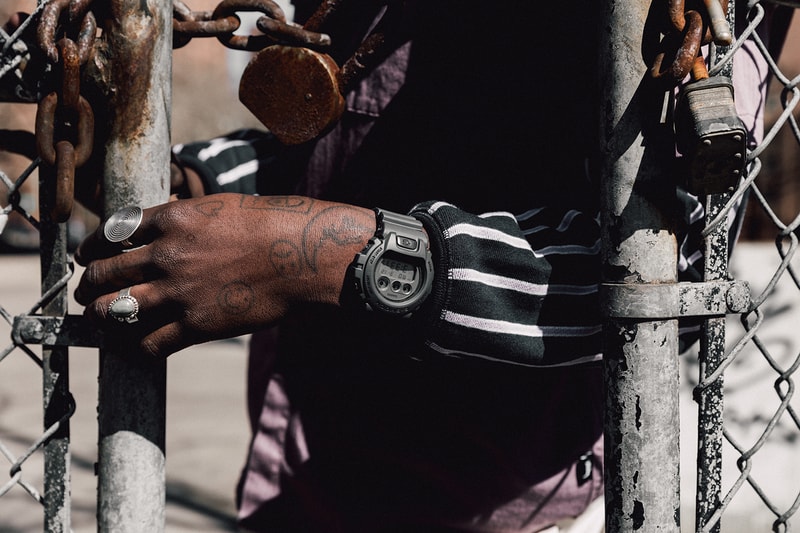 Keith Hardy x G-Shock DW6900 Spring 2018 Lookbook, watches, skate, military