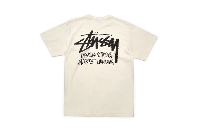 stussy dover street market london dsm dsml dsmny Pigment Dyed Hoodies T-shirts pink black white green natural