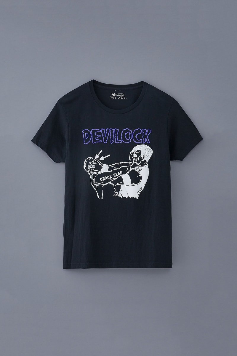 SUB AGE x DEVILOCK Capsule collaboration collection japan zozotown horrorcore misfits spring summer 2018 march drop release date info bag sneaker shoe t shirt long short sleeve coaches jacket