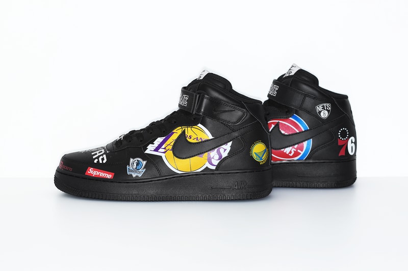 supreme NBA Collection Collaboration 2018 JR Smith Nike AF-1 Air Force 1 footwear streetwear New York