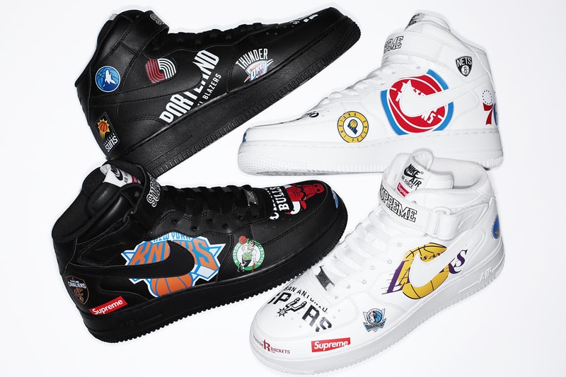 supreme NBA Collection Collaboration 2018 JR Smith Nike AF-1 Air Force 1 footwear streetwear New York