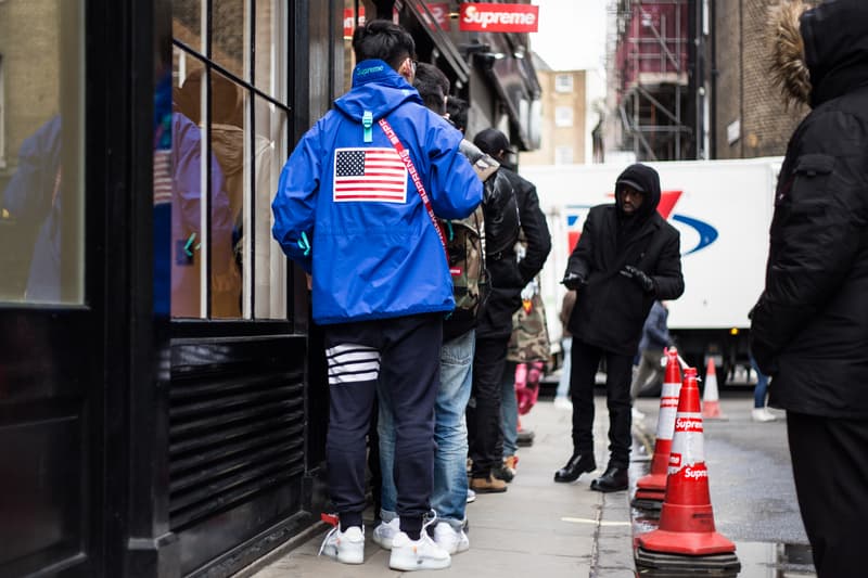 Supreme Spring/Summer 2018 Streetsnaps Drop 3 Street Style London Soho Store Lance Walsh