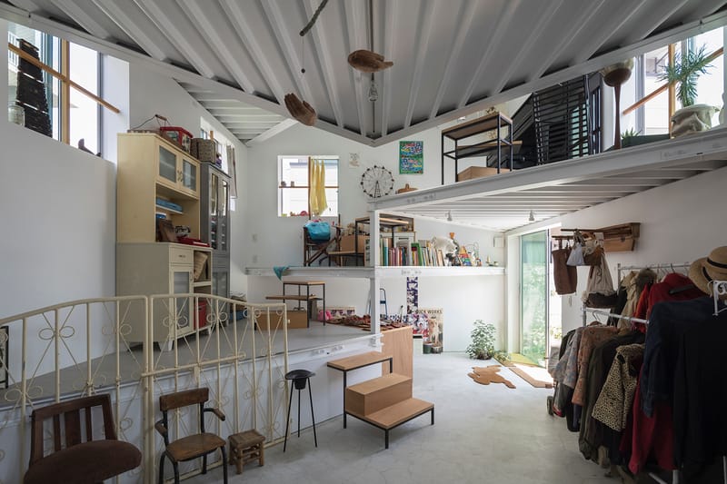 Tato Architects Transforms a Two-Storey Space Into a Seven-Level Living Arrangement