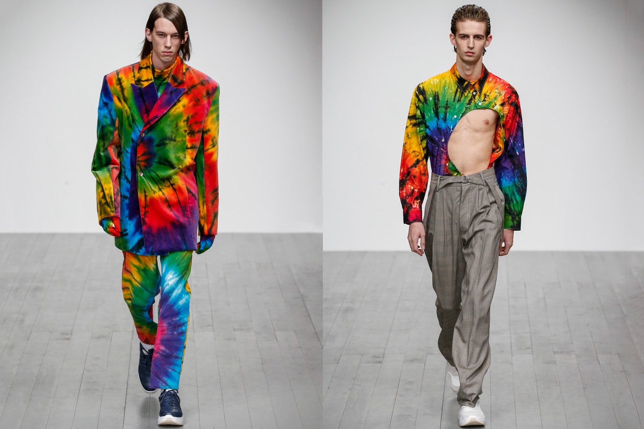 tie dye trend watch spring summer fall winter 2018 collection fashion style shirts pharrell john mayer skepta burberry alex mullins runway wacko maria gosha rubchinskiy cactus plant flea market abasi rosborough