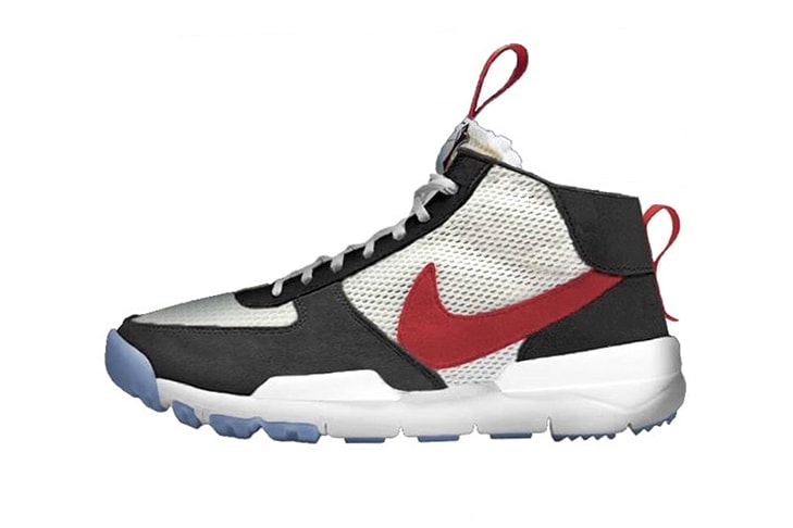 Tom Sachs x Nike Mars Yard Mid tease rumor surface appear image leak sneaker shoe footwear news collaboration drop release 2.0 september 2018 White Sport Red Black Cobalt Bliss