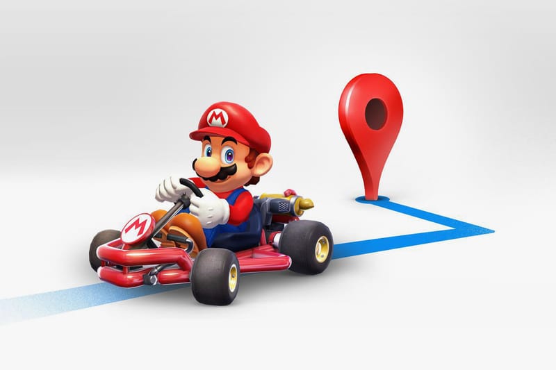 'Mario Kart' Appears on Google Maps for Mario Day
