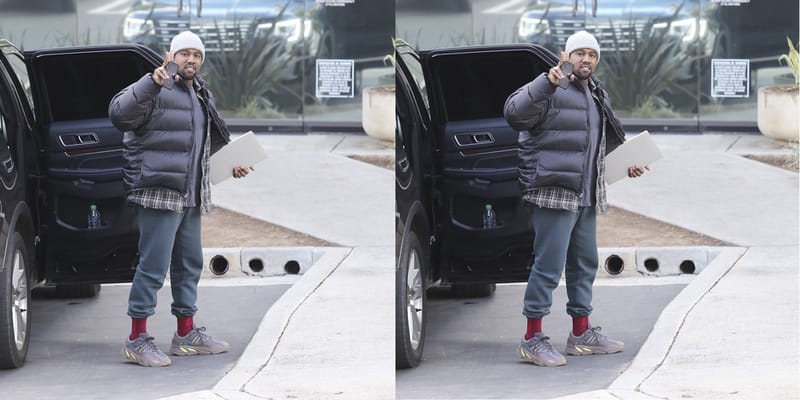 kanye west wearing waverunners