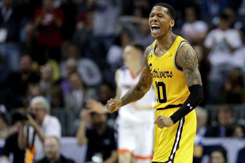 umbc University of Maryland Baltimore County Virginia game win beat no 16 1 seed first ncaa basketball tournament march madness Jairus Lyles