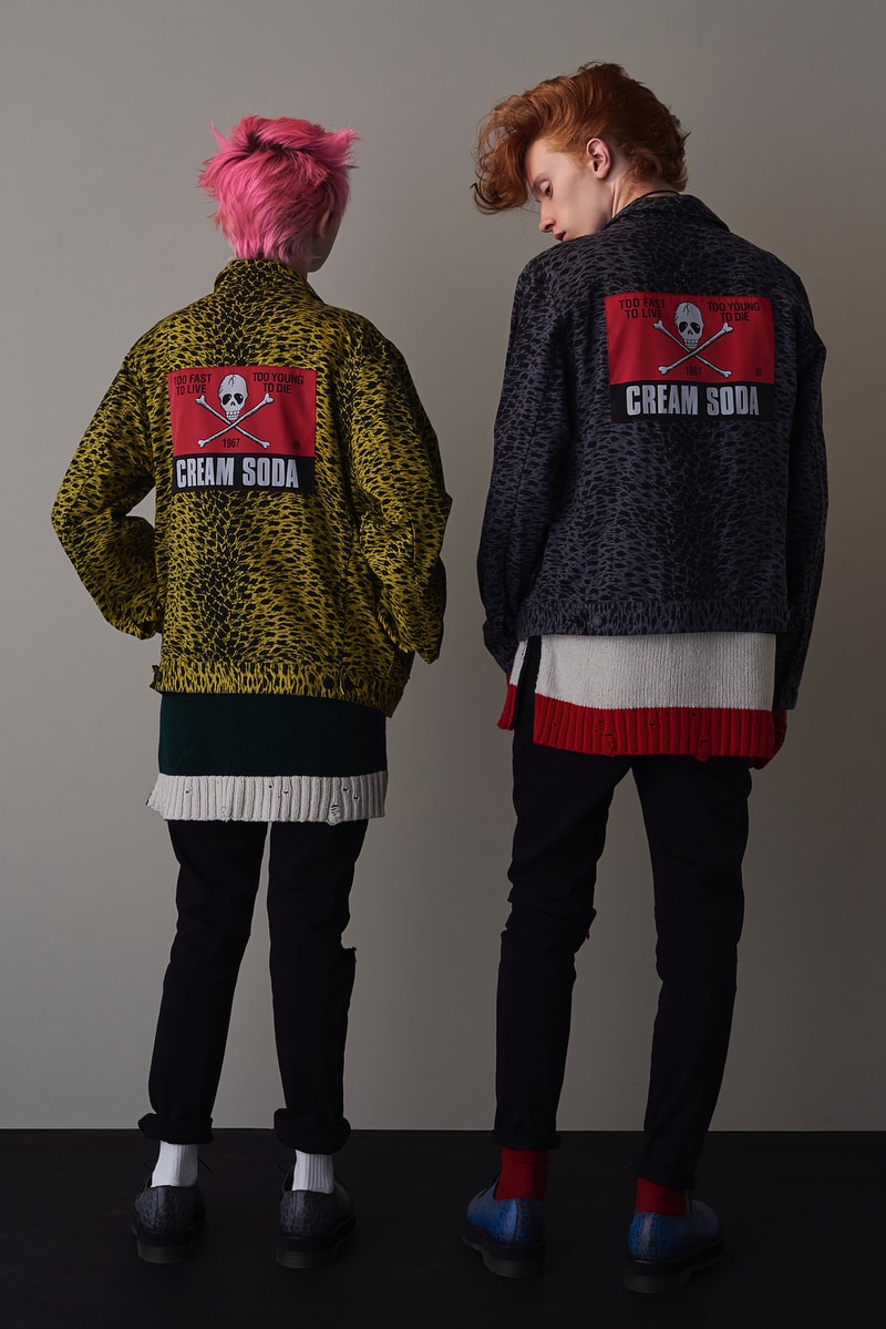 UNDERCOVER x Cream Soda Collaboration Collection Dropping March 24 Harajuku Jun Takahashi collaboration lookbook punk fashion streetwear