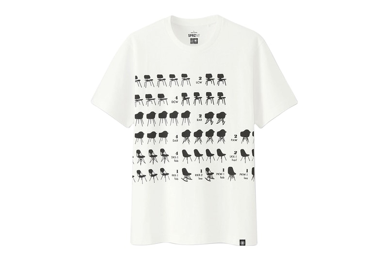 Uniqlo SPRZ NY Eames Spring Summer 2018 Collection charles ray eames graphic t-shirt price