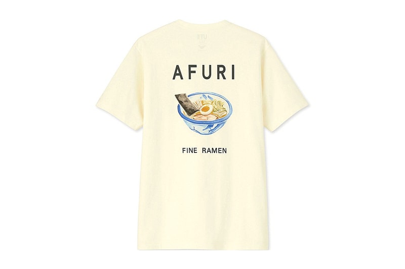 Uniqlo UT Ramen Capsule Collection Afuri Ebisoba Ichigen Menya Musashi Setagaya Ippudo Hokkaido Santouka