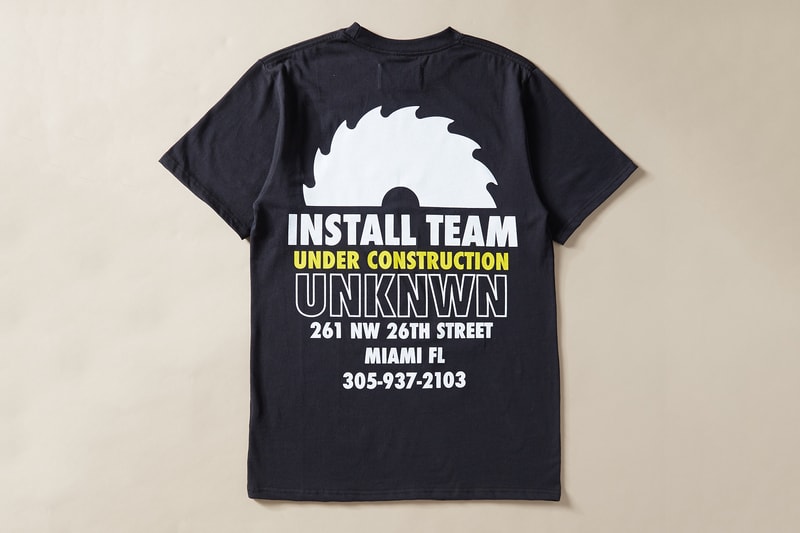 UNKNWN New York Sunshine Install Team T-Shirt Collection Nike Air Max Day Installation Graphic Tee Miami