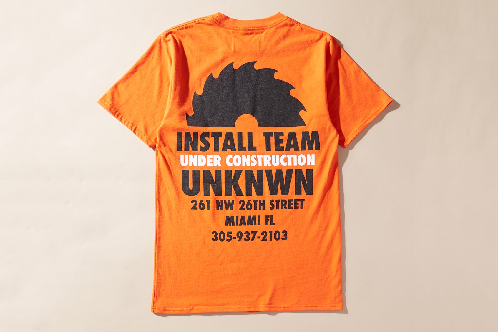 UNKNWN New York Sunshine Install Team T-Shirt Collection Nike Air Max Day Installation Graphic Tee Miami