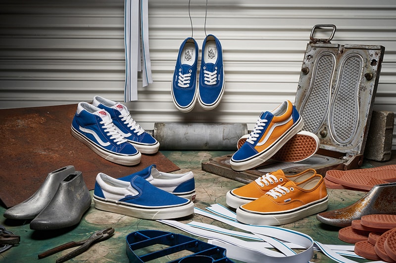 Vans Spring/Summer 2018 Anaheim Slip-On Sk8 Hi Authentic Old Skool 47 Mid Skool 37 sneakers skateboarding beaters skate sneakers footwear release details information