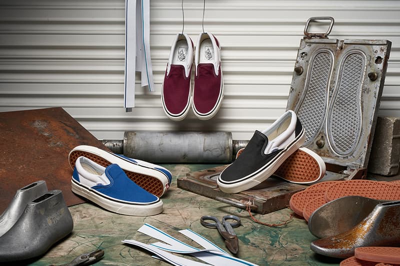 Vans Spring/Summer 2018 Anaheim Slip-On Sk8 Hi Authentic Old Skool 47 Mid Skool 37 sneakers skateboarding beaters skate sneakers footwear release details information