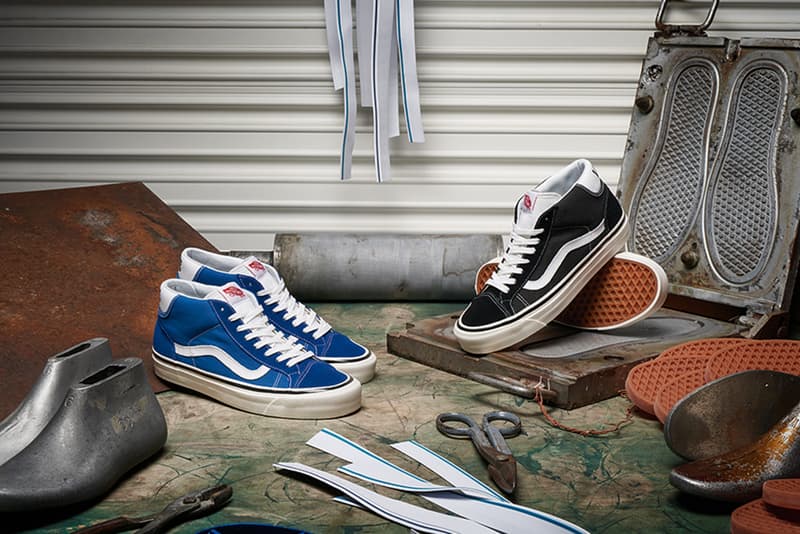 Vans Spring/Summer 2018 Anaheim Slip-On Sk8 Hi Authentic Old Skool 47 Mid Skool 37 sneakers skateboarding beaters skate sneakers footwear release details information