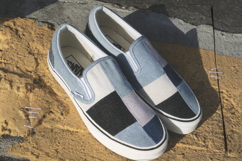 Vans Patchwork Denim pack sk8 hi skate authentic slip on 2018 march release date info drop size classic