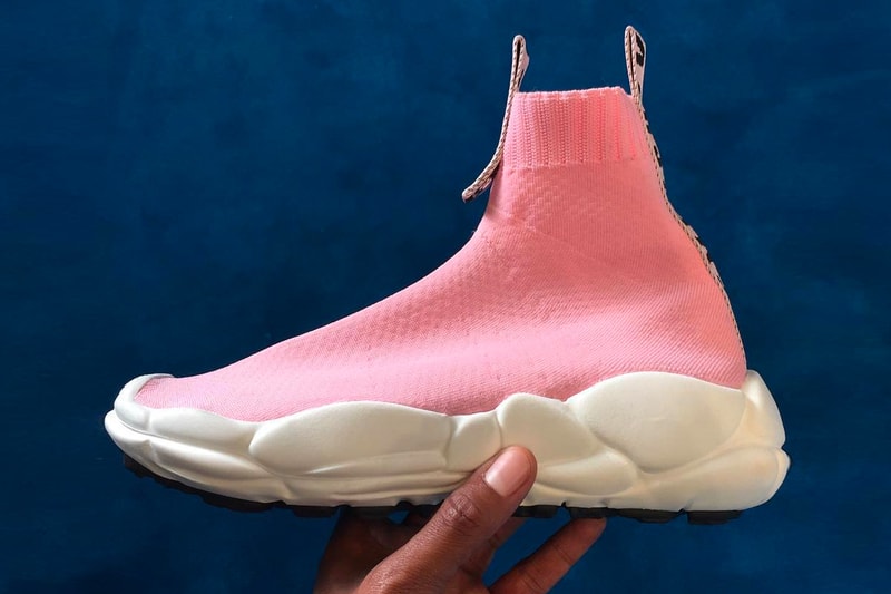 Versus Versace Fall Winter 2018 Footwear Pink Salehe Bembury Instagram
