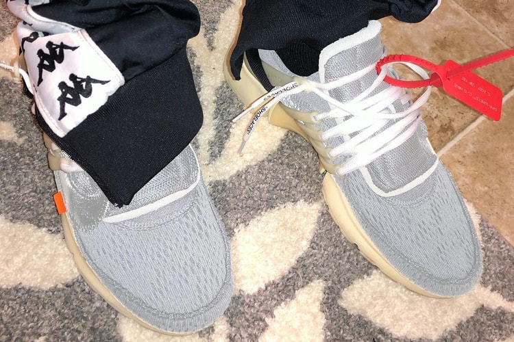 Virgil Abloh x Nike Air Presto Surfaces In "Wolf Gray"