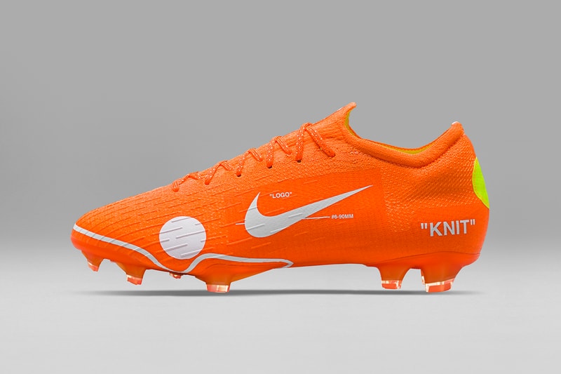 Virgil Abloh Nike Mercurial Vapor 360 Official Look Release Details Information Football Boots Soccer Cleats Kylian Mbappe Mbappé Off-White Off White The Ten Drops Dropping