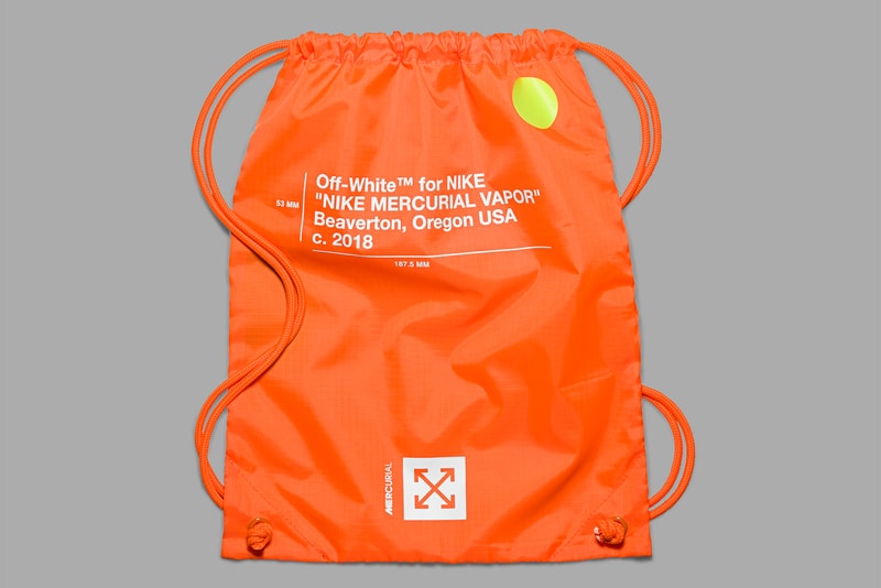 Virgil Abloh Nike Mercurial Vapor 360 Official Look Release Details Information Football Boots Soccer Cleats Kylian Mbappe Mbappé Off-White Off White The Ten Drops Dropping