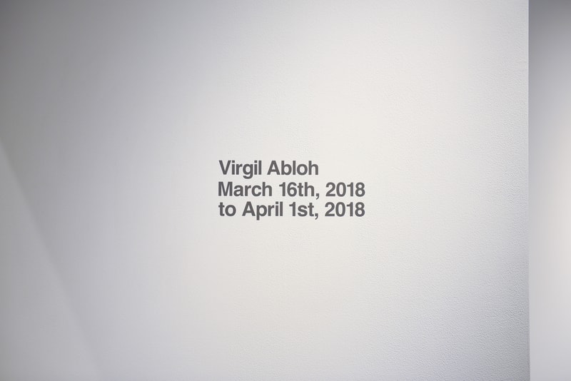 Virgil Abloh's 'PAY PER VIEW' Exhibition Recap