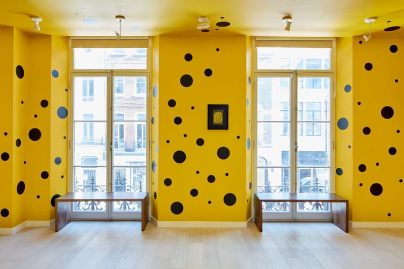 Yayoi Kusama Small Pumpkin Paintings Exhibition London Omer Tiroche Gallery Infinity Rooms Art