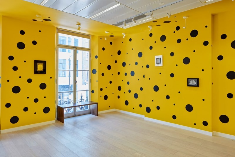 Yayoi Kusama Small Pumpkin Paintings Exhibition London Omer Tiroche Gallery Infinity Rooms Art