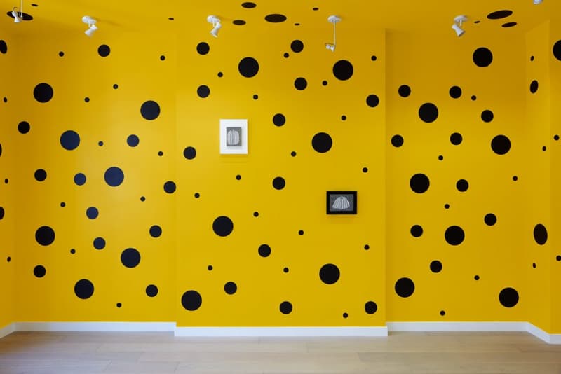 Yayoi Kusama Small Pumpkin Paintings Exhibition London Omer Tiroche Gallery Infinity Rooms Art