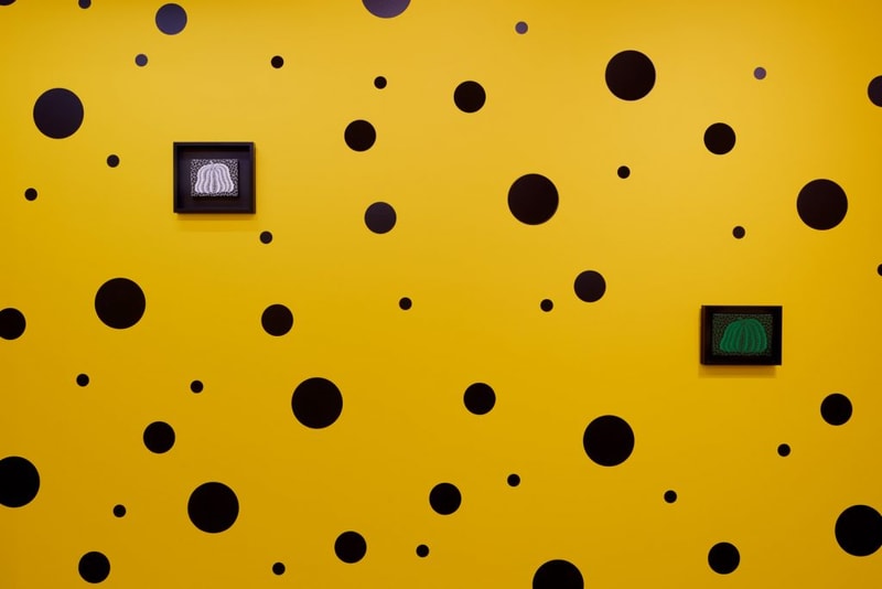 Yayoi Kusama Small Pumpkin Paintings Exhibition London Omer Tiroche Gallery Infinity Rooms Art