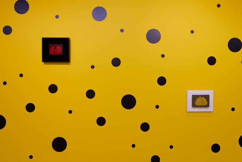 Yayoi Kusama Small Pumpkin Paintings Exhibition London Omer Tiroche Gallery Infinity Rooms Art