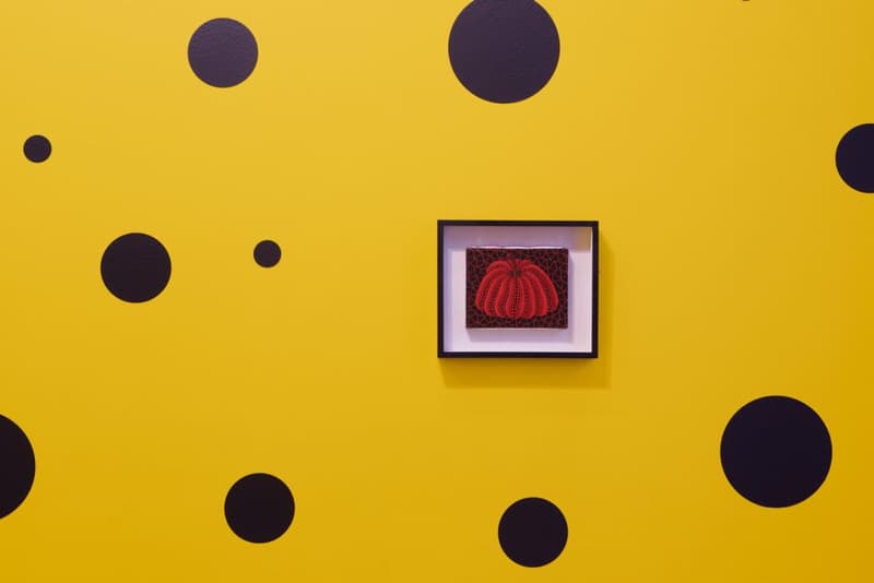 Yayoi Kusama Small Pumpkin Paintings Exhibition London Omer Tiroche Gallery Infinity Rooms Art