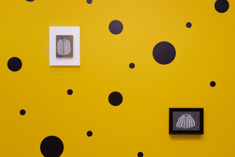 Yayoi Kusama Small Pumpkin Paintings Exhibition London Omer Tiroche Gallery Infinity Rooms Art