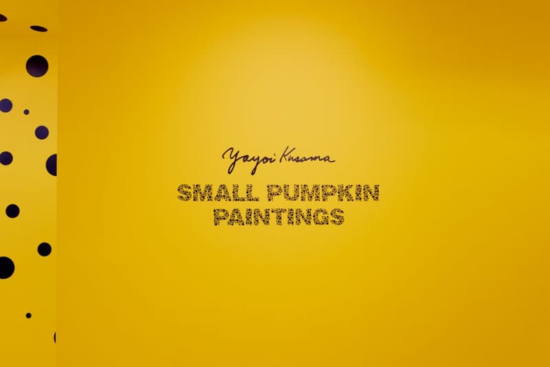 Yayoi Kusama Small Pumpkin Paintings Exhibition London Omer Tiroche Gallery Infinity Rooms Art