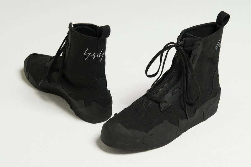Yohji Yamamoto adidas Takusan Low High Top Sneakers cotton canvas rubber hand cut cowhide trim release date info drops black white