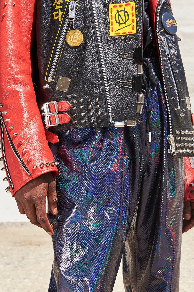 99%IS Bajowoo h lorenzo pop up custom painted leather jacket limited drop release april 12 2018 los angeles california black tan