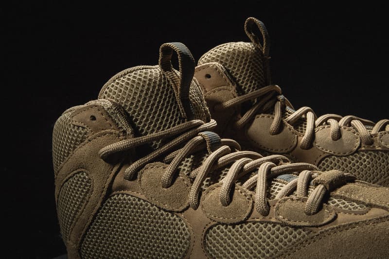 YEEZY Season 6 Closer Look Calabasas Collection Kanye West Desert Rat Boot Graphite Suede Taupe Sandals Slides