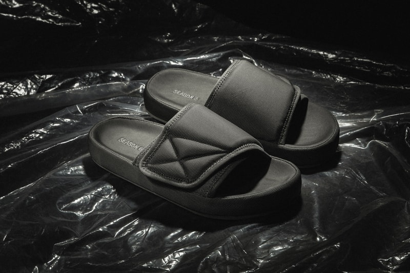 YEEZY Season 6 Closer Look Calabasas Collection Kanye West Desert Rat Boot Graphite Suede Taupe Sandals Slides