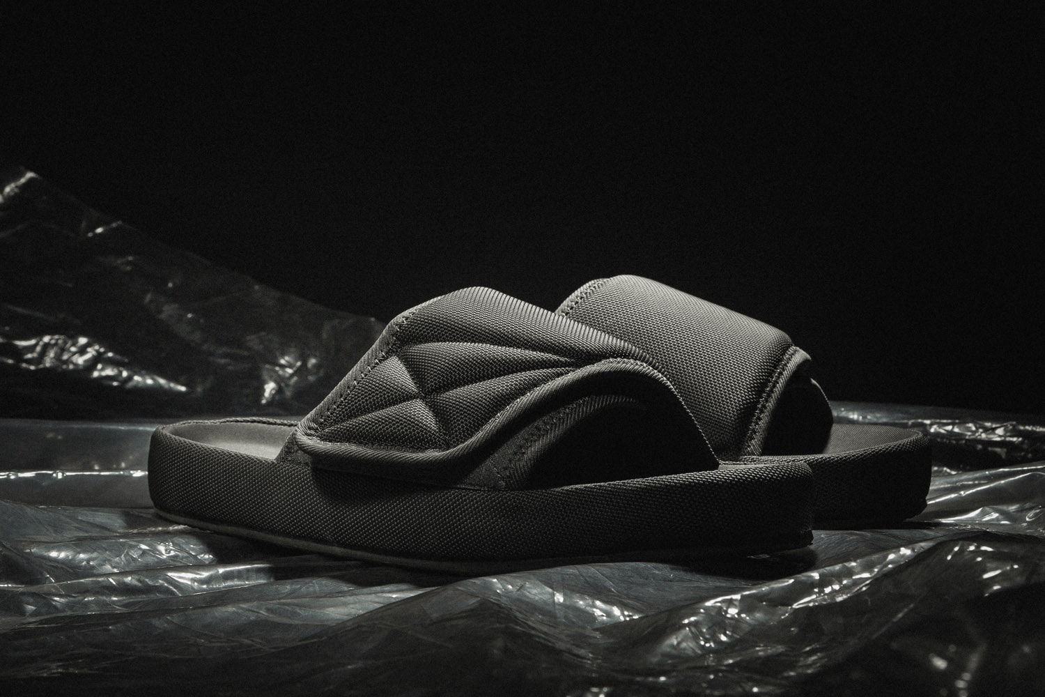 YEEZY Season 6 Closer Look Calabasas Collection Kanye West Desert Rat Boot Graphite Suede Taupe Sandals Slides