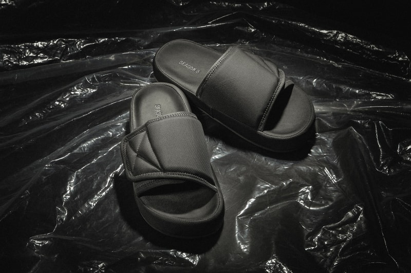 YEEZY Season 6 Closer Look Calabasas Collection Kanye West Desert Rat Boot Graphite Suede Taupe Sandals Slides